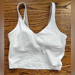 Lululemon cropped align tank size 6 white
